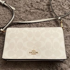 Coach crossbody bag white